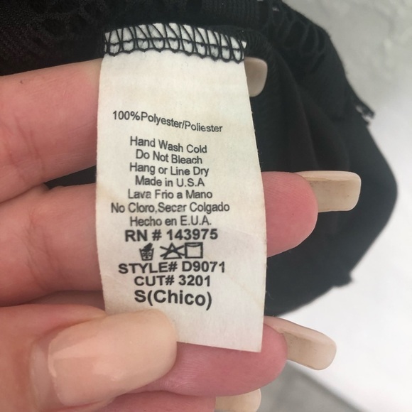 Fabrik Black High Neck Retro Mini Cocktail Dress - Picture 8 of 8